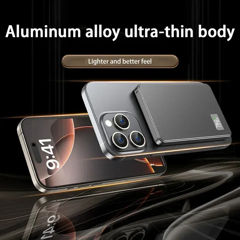 500000mAh Magnetic Wireless Power Bank 4