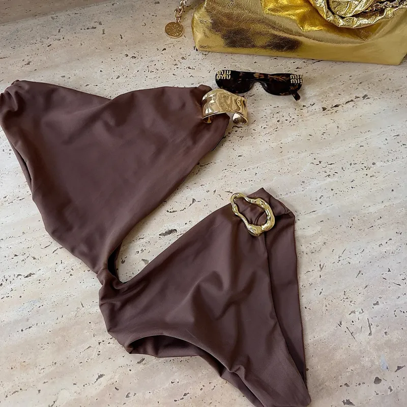 One Shoulder Sexy Monokini Swimsuit 5