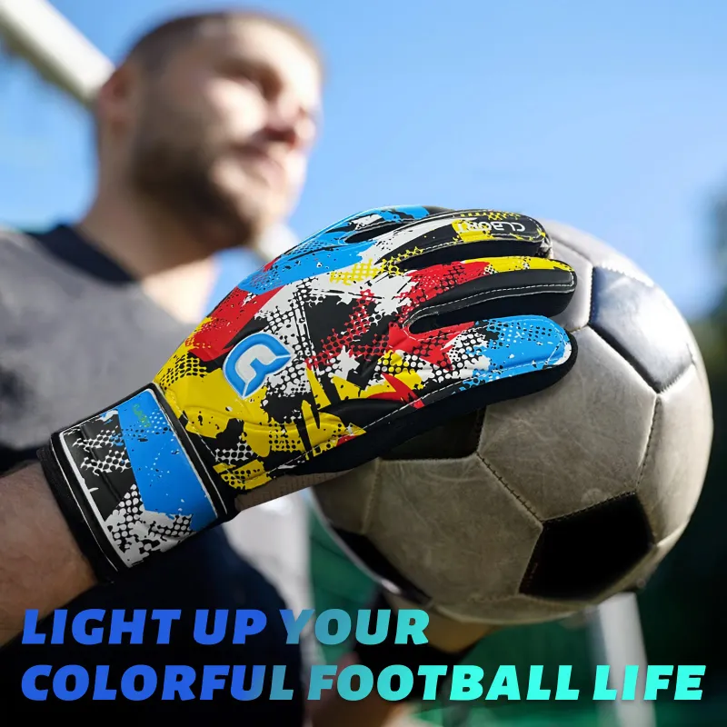 Graffiti Goalkeeper Gloves Strong Grip 5