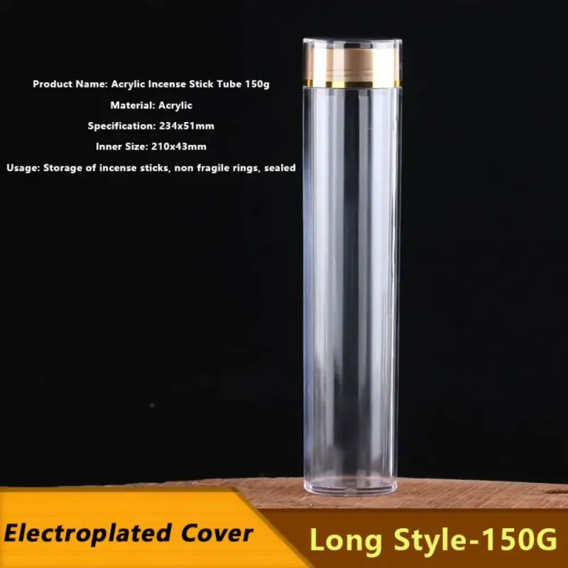 Acrylic Incense Stick Storage Tube 2