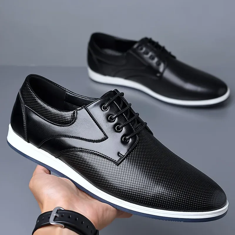 Men's Leather Oxford Dress Shoes 4