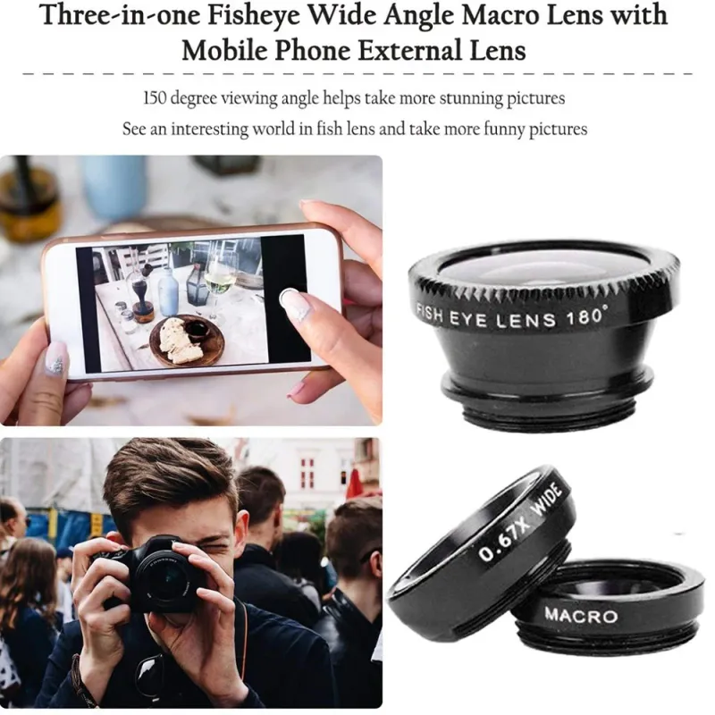 3-in-1 Smartphone Camera Lens Kit 3