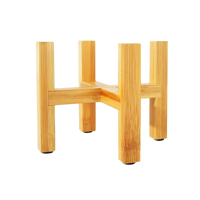 Tall Wooden Plant Stand Rack 3