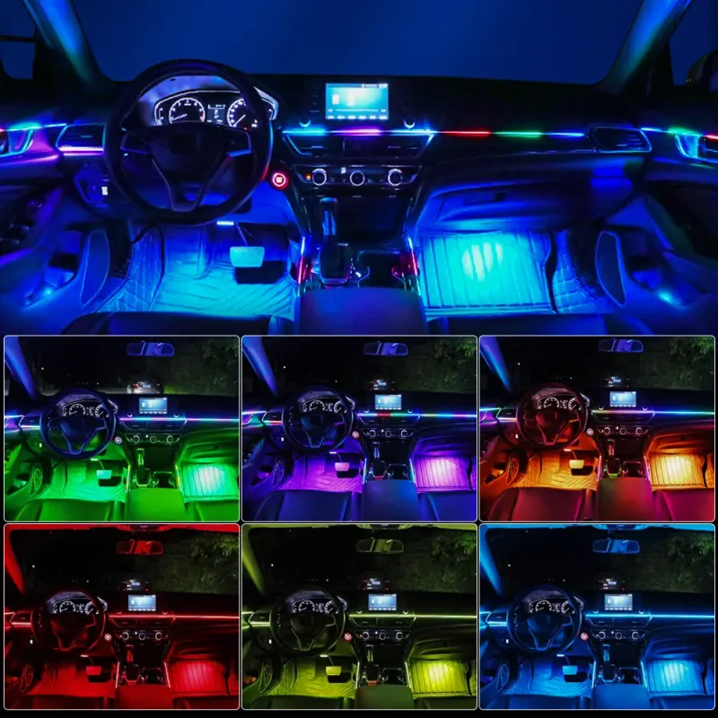 18-in-1 Car Ambient LED Lighting Kit 6