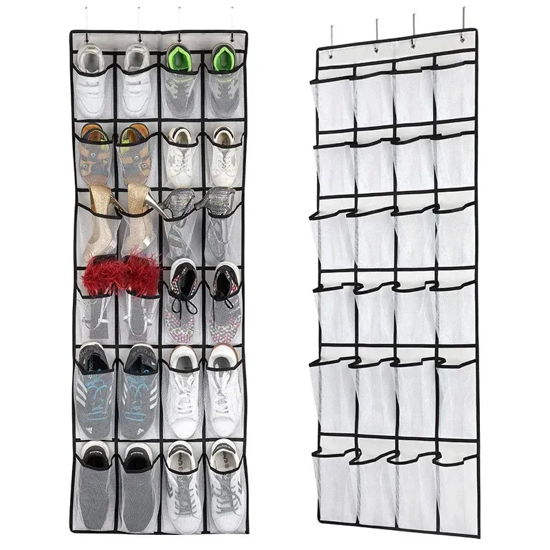 24-Pocket Wall Mount Shoe Organizer 2