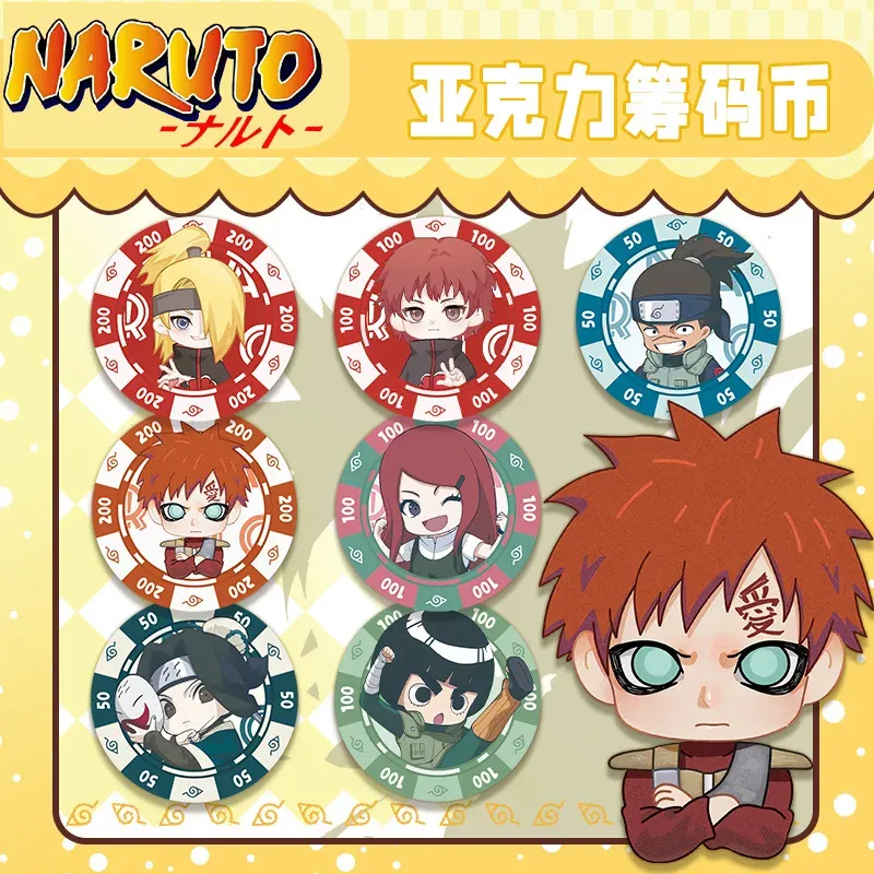 Naruto Acrylic Poker Chips Set 2