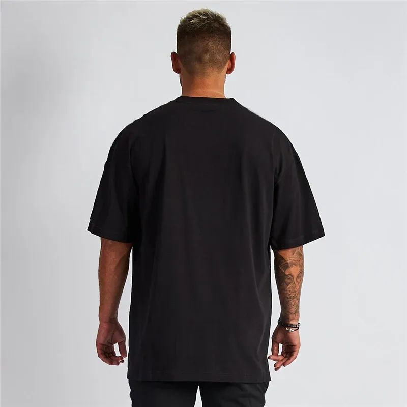 Men's 100% Cotton Oversized Crew Tee 5