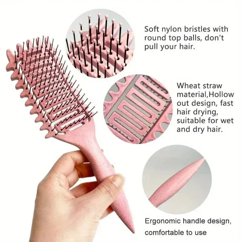 Curl Define Detangling Styling Brush 5