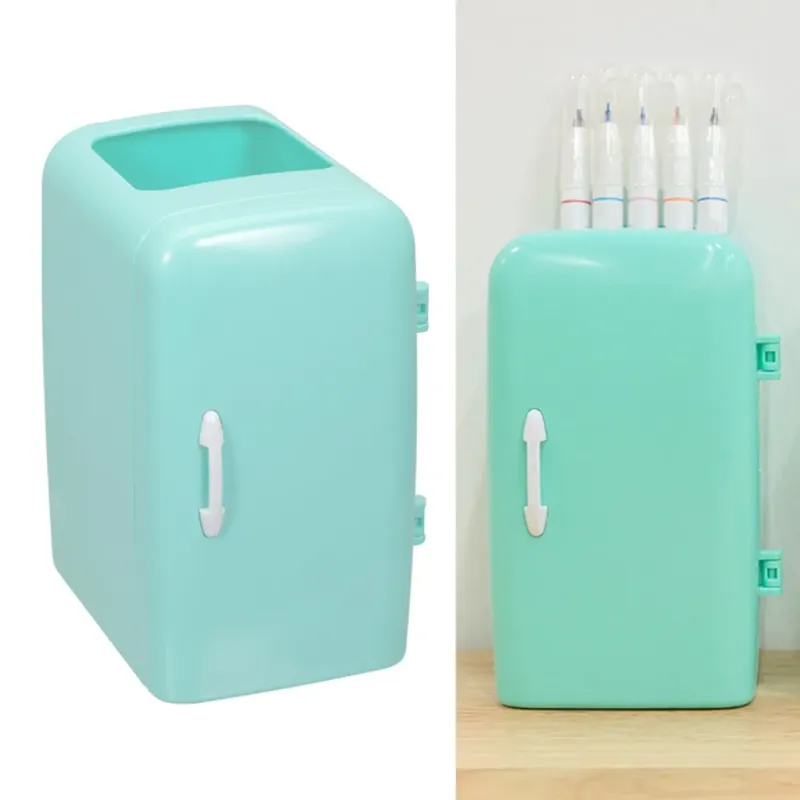 Small Desk Organizer - Green/White 4