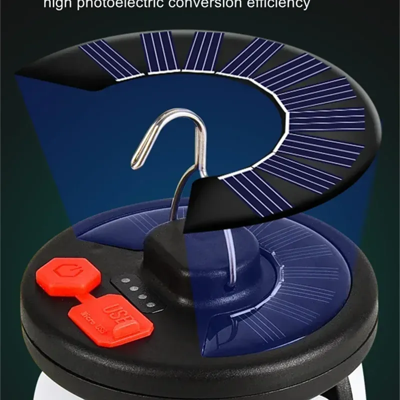 Solar LED Camping Lantern & Power Bank 3