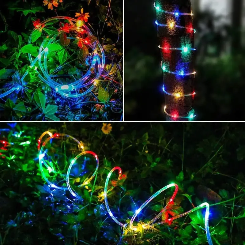 Solar LED Rope Fairy Lights - Outdoor Decor 5