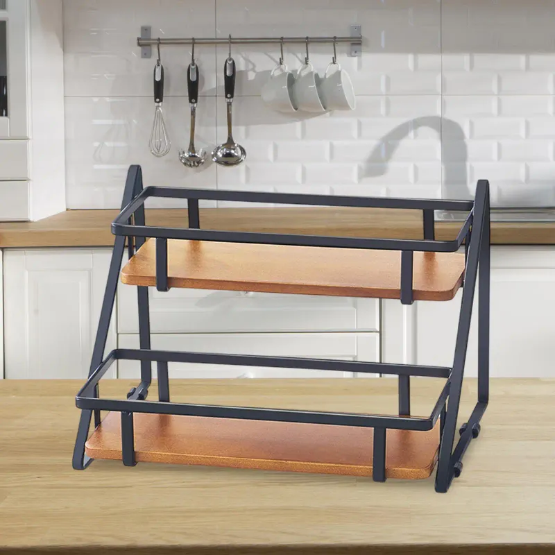 2-Tier Portable Spice Rack Organizer 4