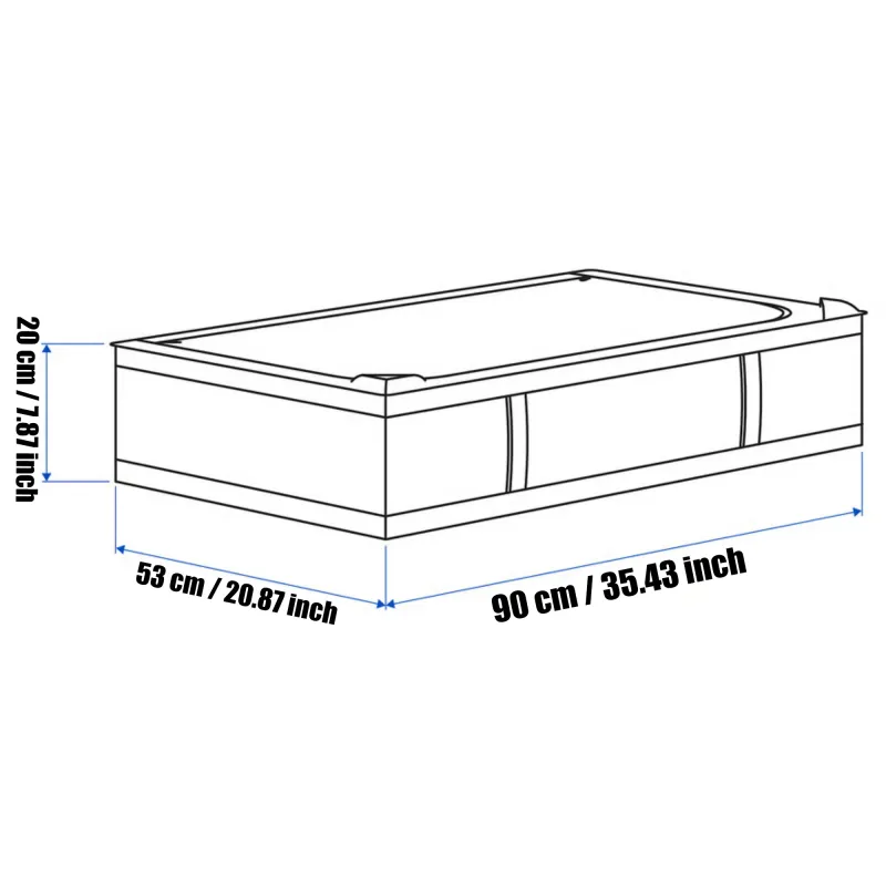 Collapsible Under Bed Storage Bins 3