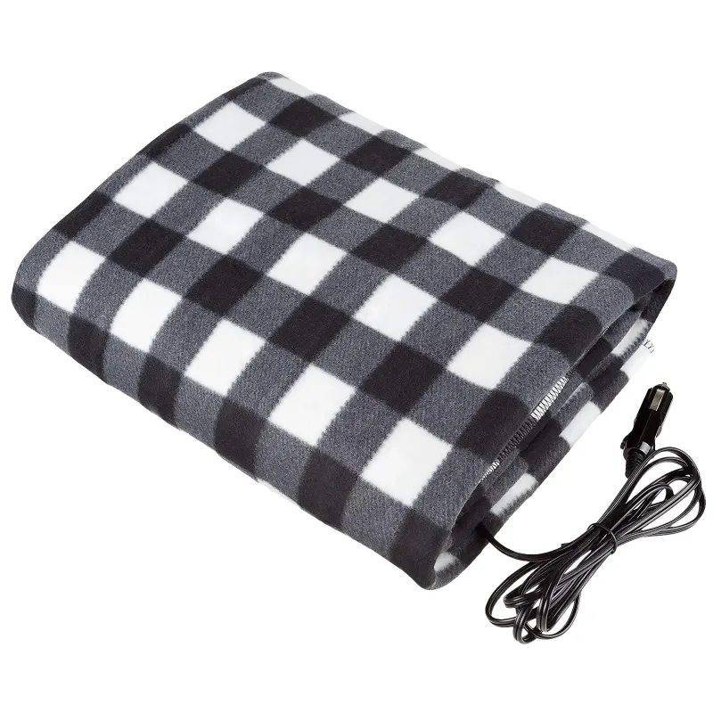12V Fleece Heated Car Blanket 5