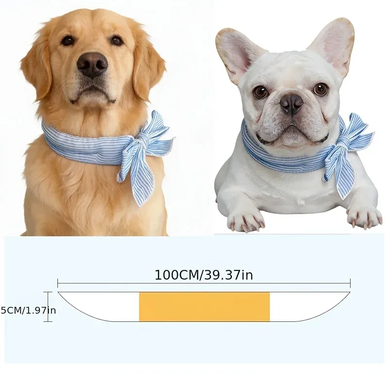 Adjustable Pet Cooling Scarf 2