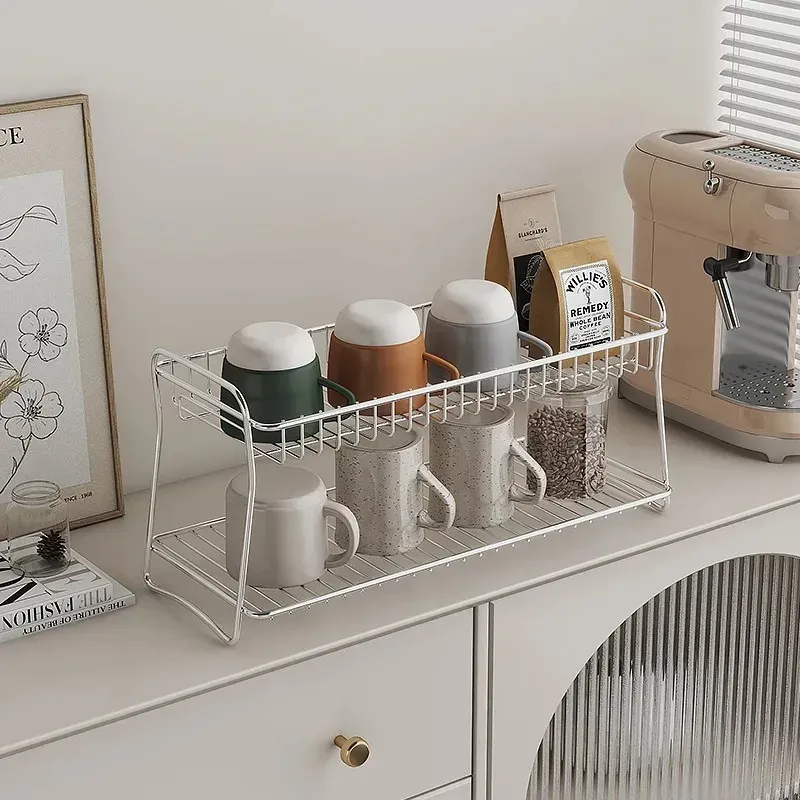 Stainless Steel Spice Jar Organizer Rack 5