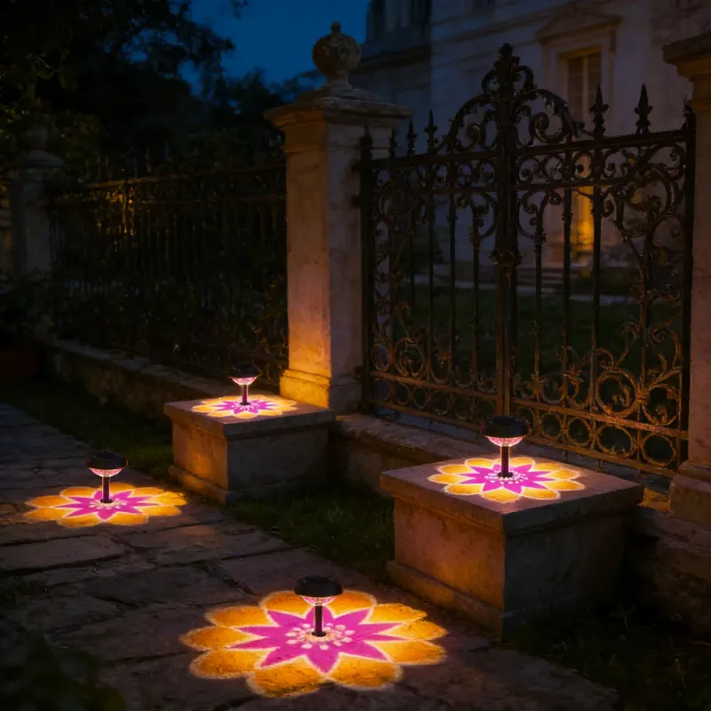 Solar Pathway Light Projector 5