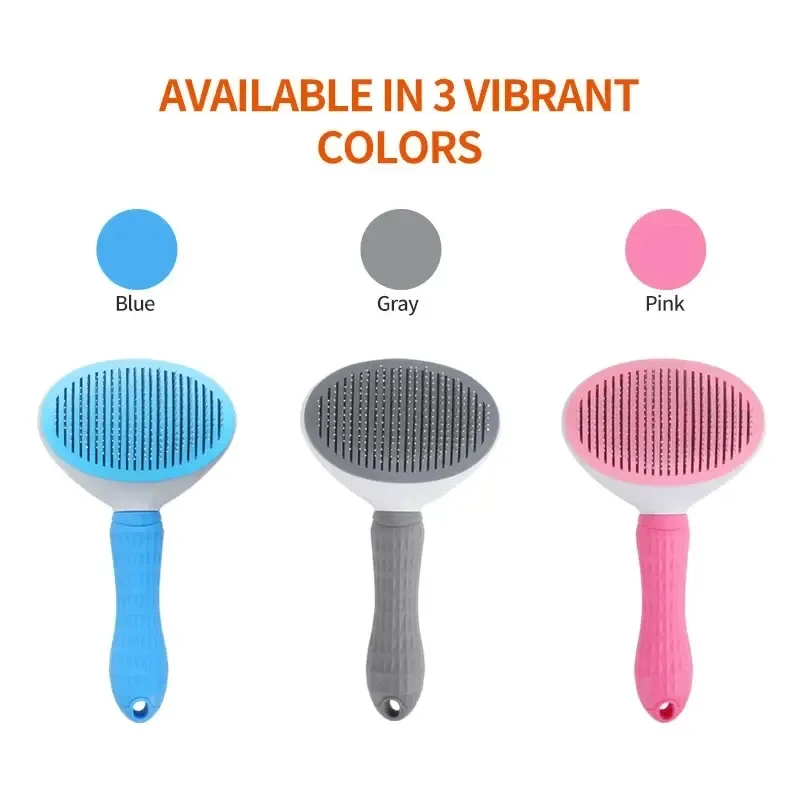 Stainless Steel Pet Grooming Brush 6