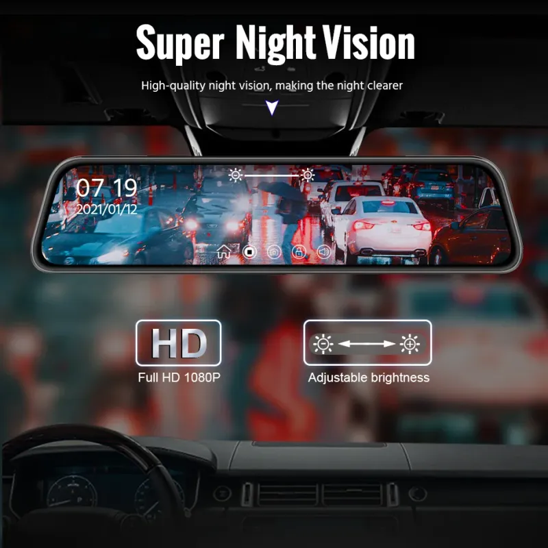 Acceo 9.66" Touch Screen Dash Cam 3