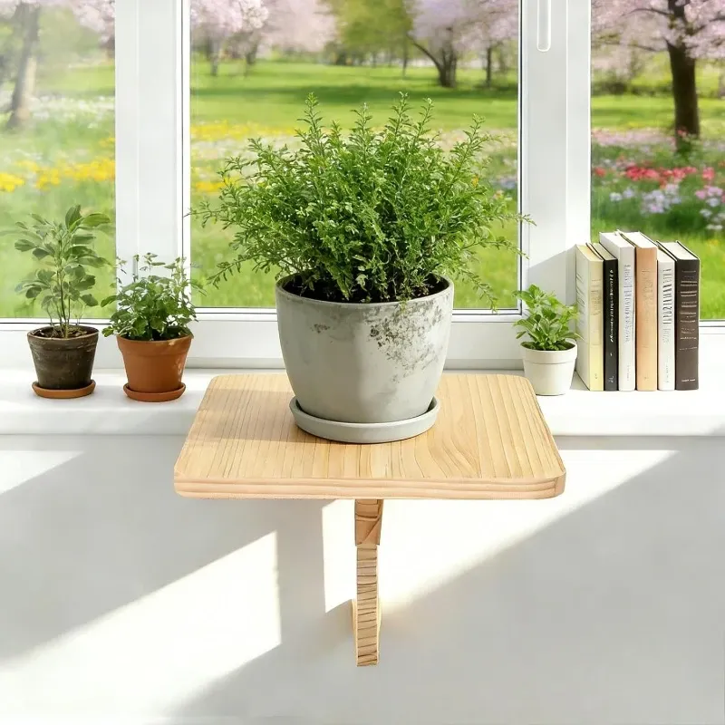 Solid Wood Window Sill Extender 3