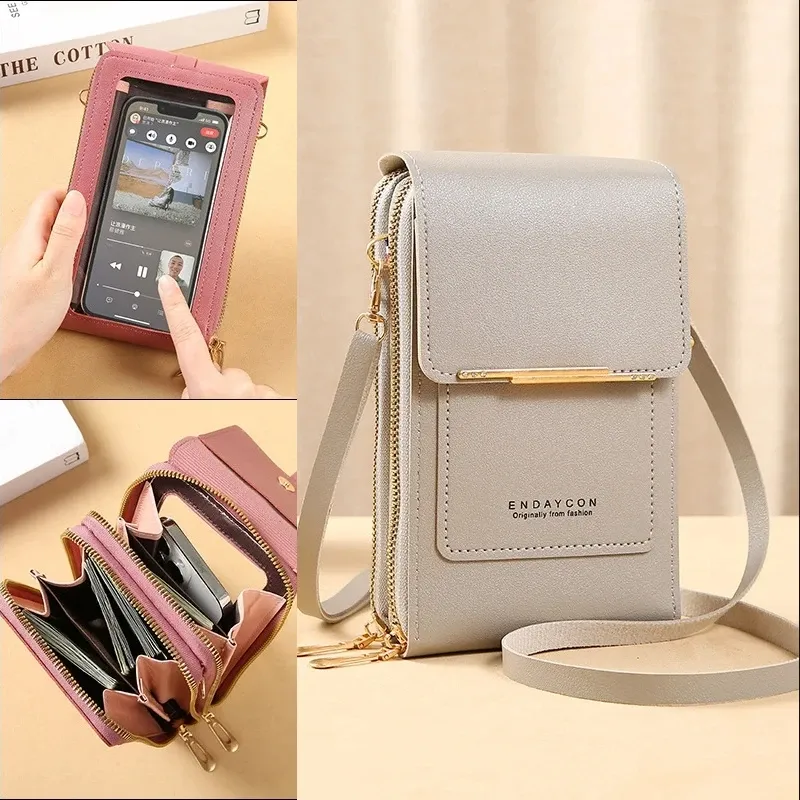 Touch Screen Lock Phone Bag Crossbody 1