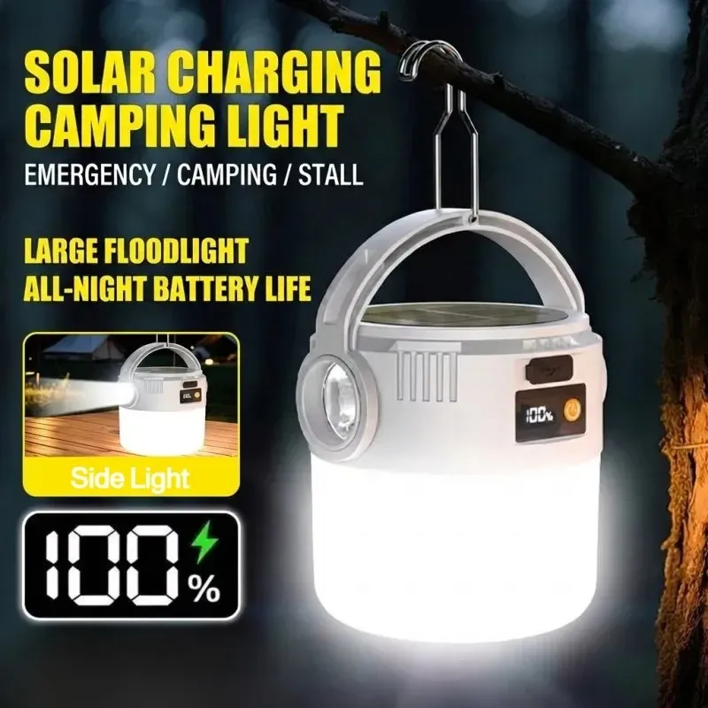 Solar Camping Lantern USB Rechargeable 1