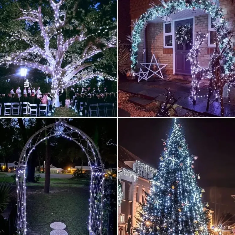 Solar Fairy Lights - 8 Modes, Waterproof 4