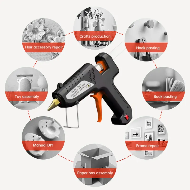 150W Industrial Hot Melt Glue Gun 5