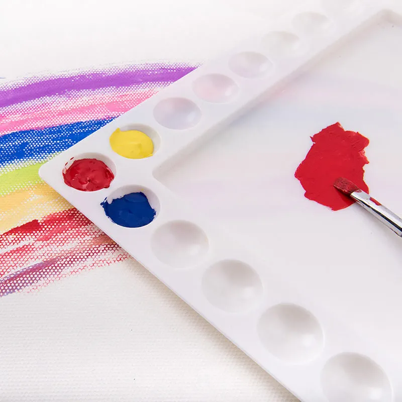 3Pcs Paint Tray Set with 13-Slot Mixing Board 5