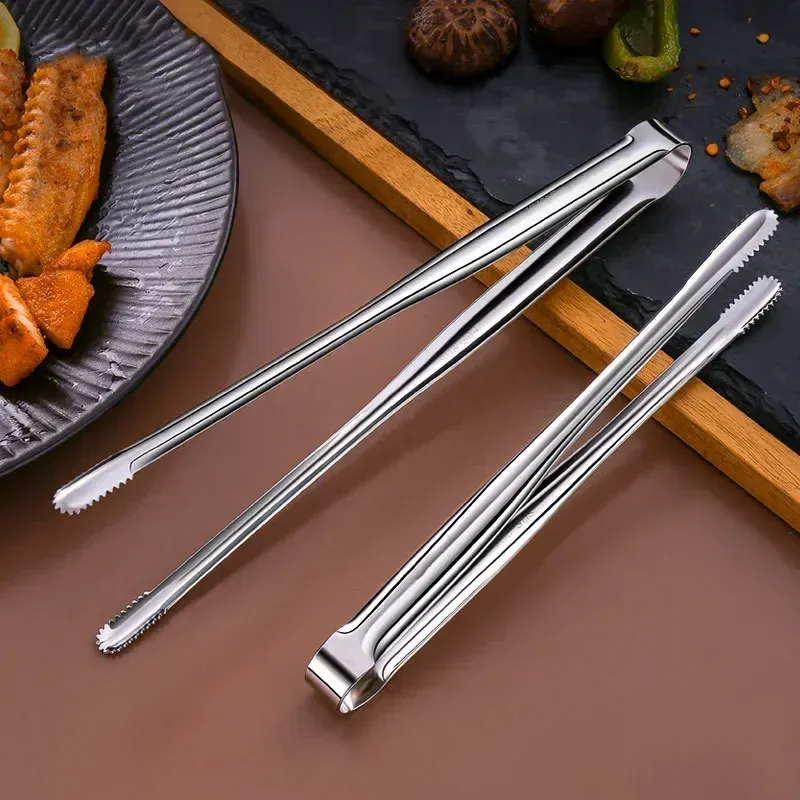 Stainless Steel BBQ Grill Tongs 2