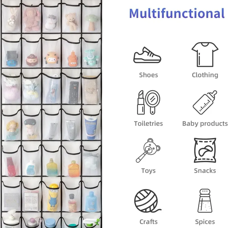 35-Pocket Wall Shoe Organizer 4