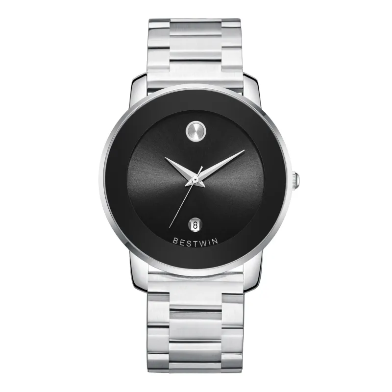 Gold Ultra Thin Men's Quartz Watch 6