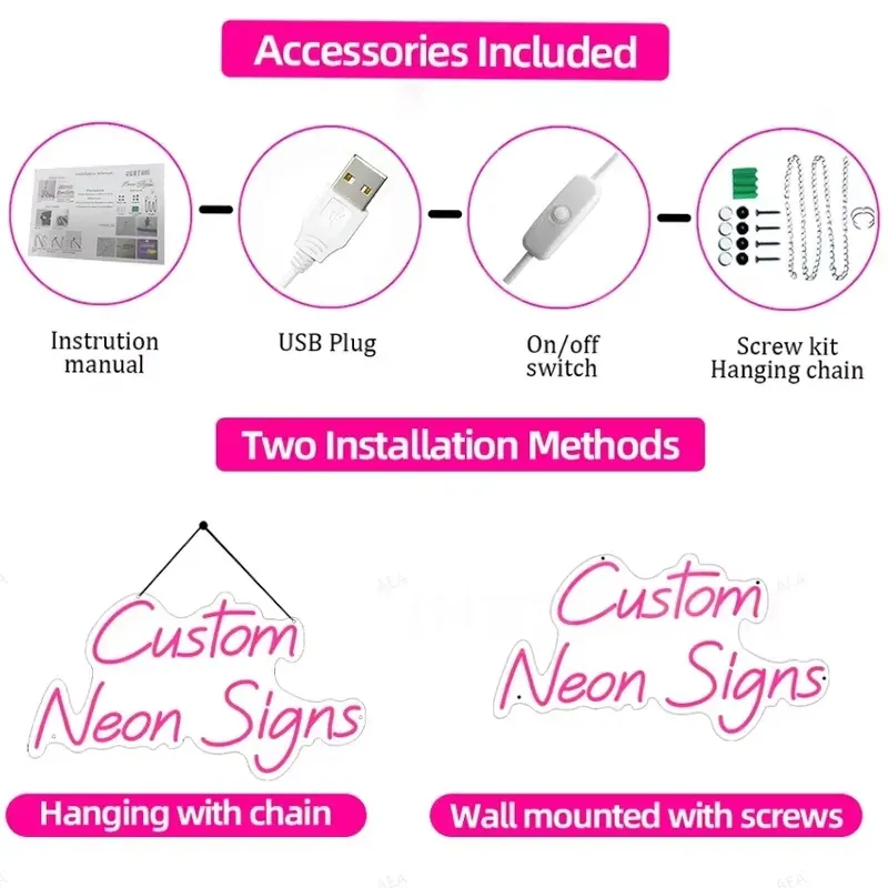 Custom LED Neon Name Sign 6