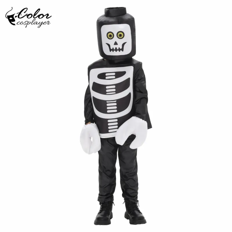 Black Monster Fighter Vampire Costume for Kids 5