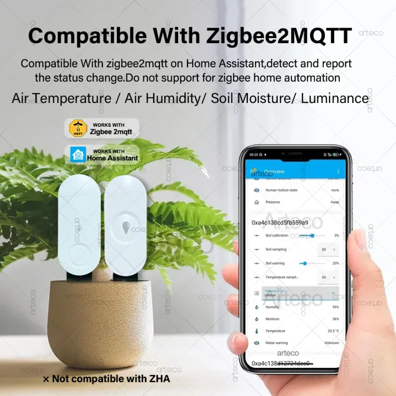 Zigbee Soil Moisture & Climate Sensor 4