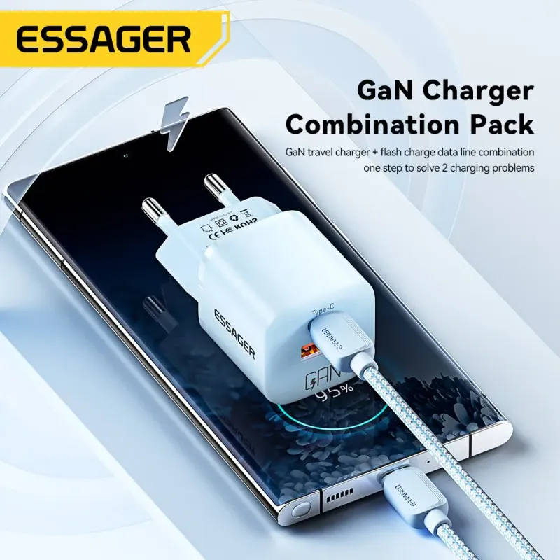 Essager 20W GaN USB-C Fast Charger 3