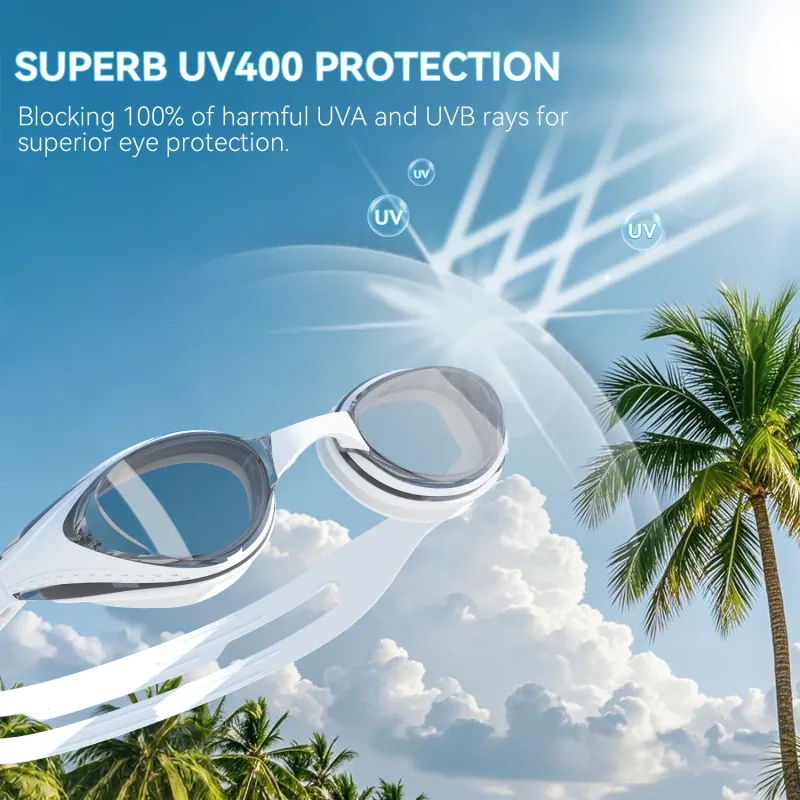 Anti-fog Swimming Goggles with UV Protection 2