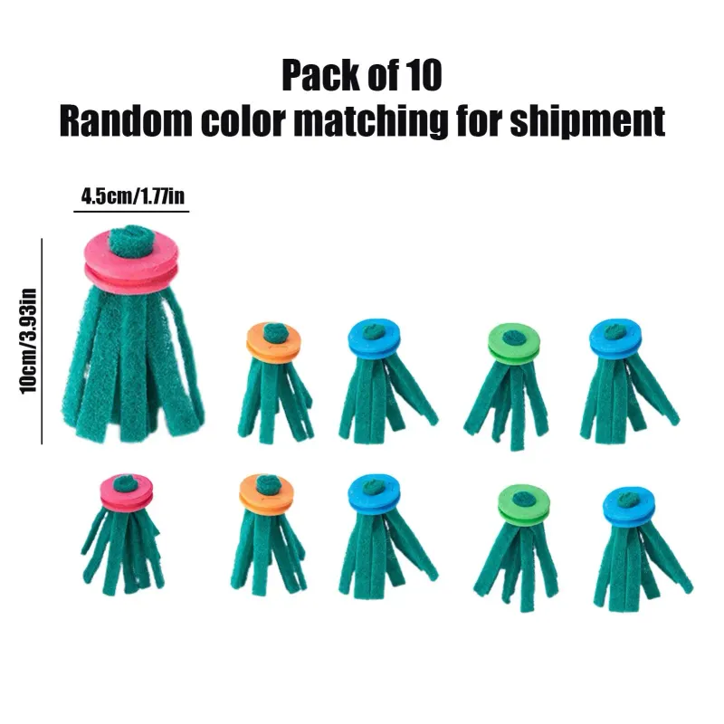 Aquarium Spawning Mop Set - 10 Pcs 6