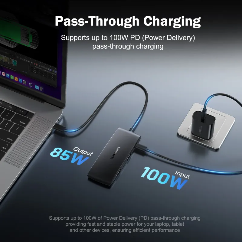 7-in-1 USB-C Dock Dual HDMI 4K 5