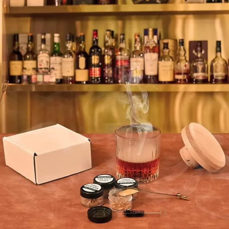 Wooden Cocktail Smoker Kit 3