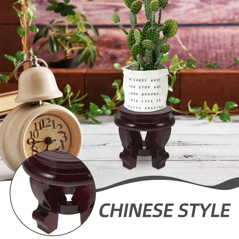 Wooden Plant Pedestal Stand 3