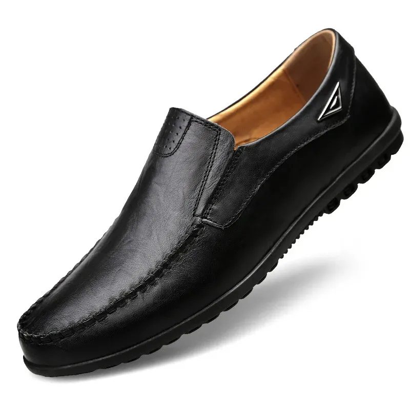 Men's Genuine Leather Loafers Driving Shoes 6