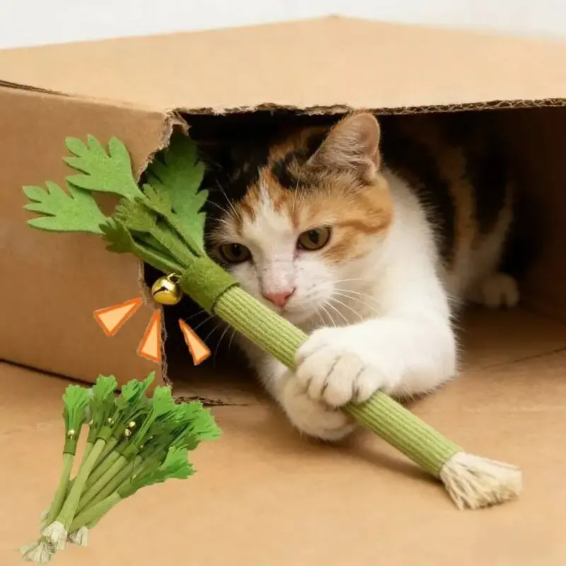 Interactive Catnip Chew Toy with Bell 1
