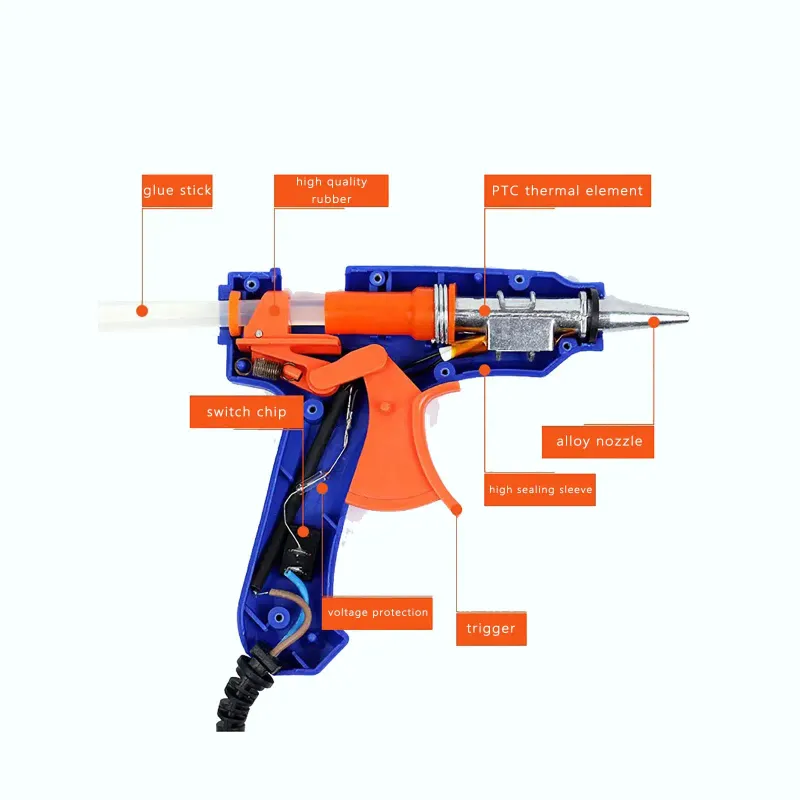 20W Mini Hot Melt Glue Gun DIY Tool 6