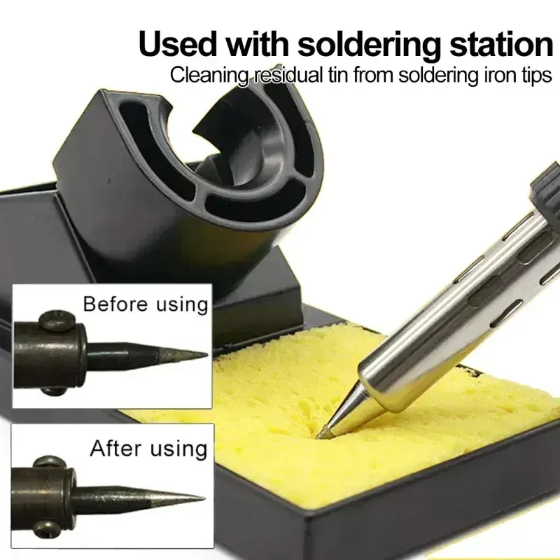10Pcs Soldering Iron Cleaning Sponge 2