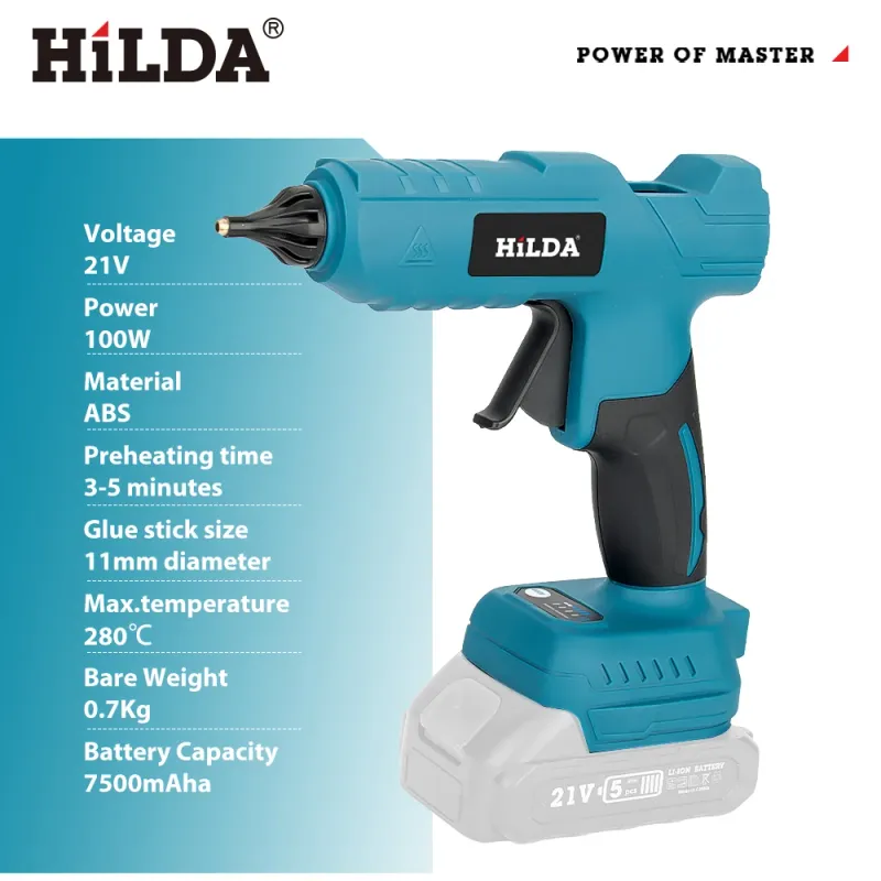 HILDA Cordless Glue Gun 11mm 2