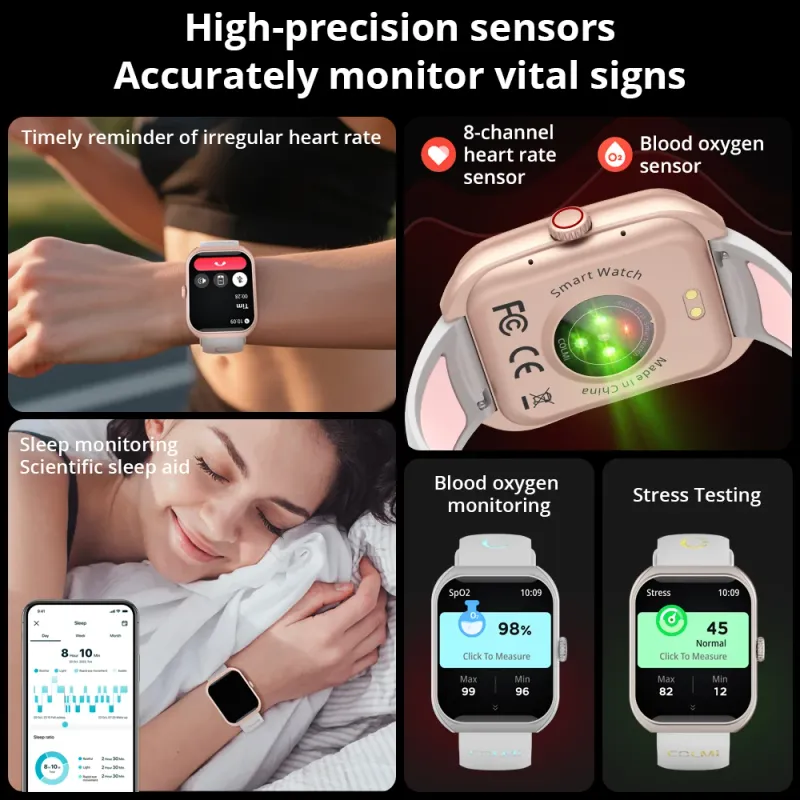 COLMI P86 AMOLED Bluetooth Smartwatch 4