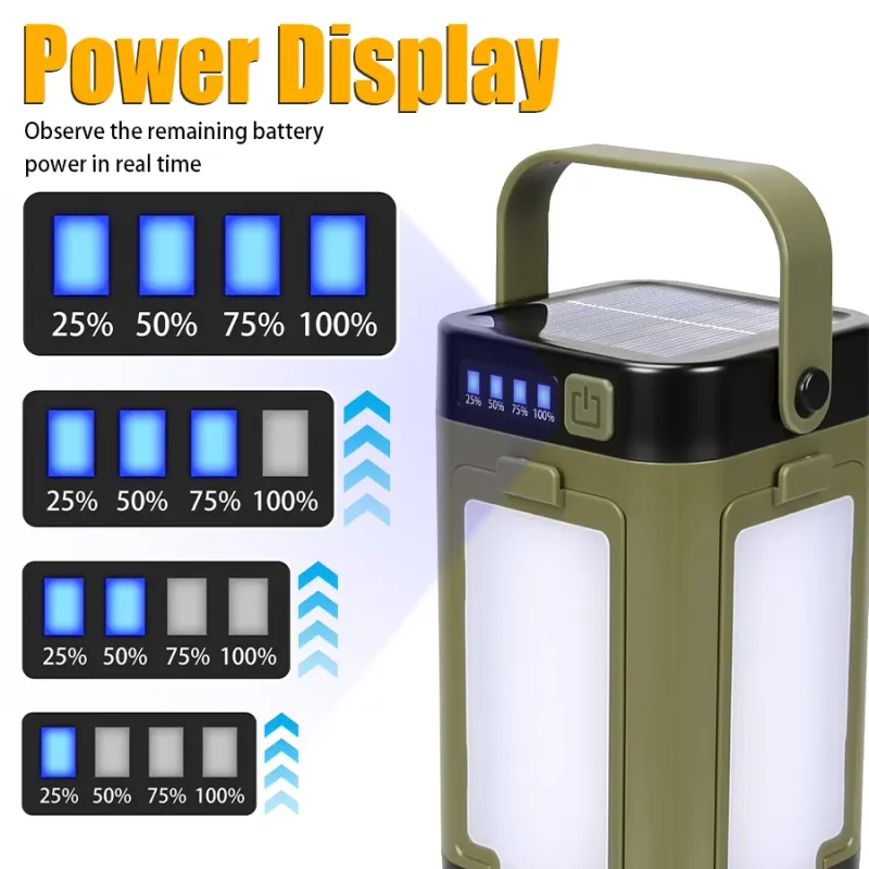 Solar Camping Lamp & Power Bank 5