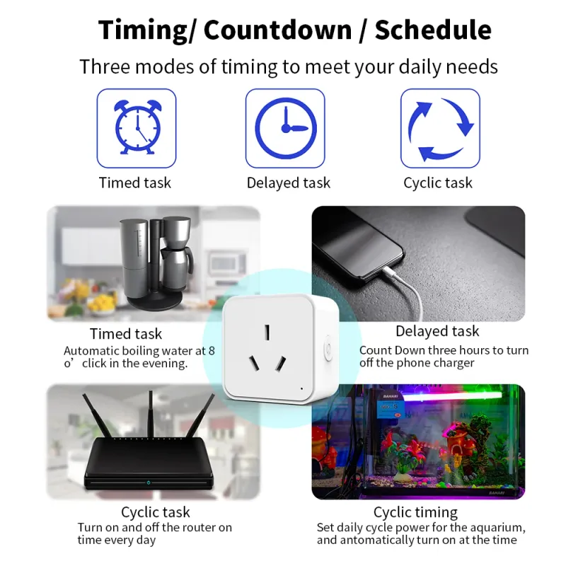 Tuya WiFi Smart Plug AU with Energy Monitor 5