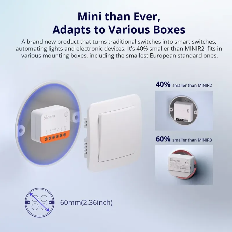 Sonoff Mini R4 Extreme WiFi Smart Switch 4